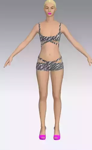 Bikini  animal print  pattern