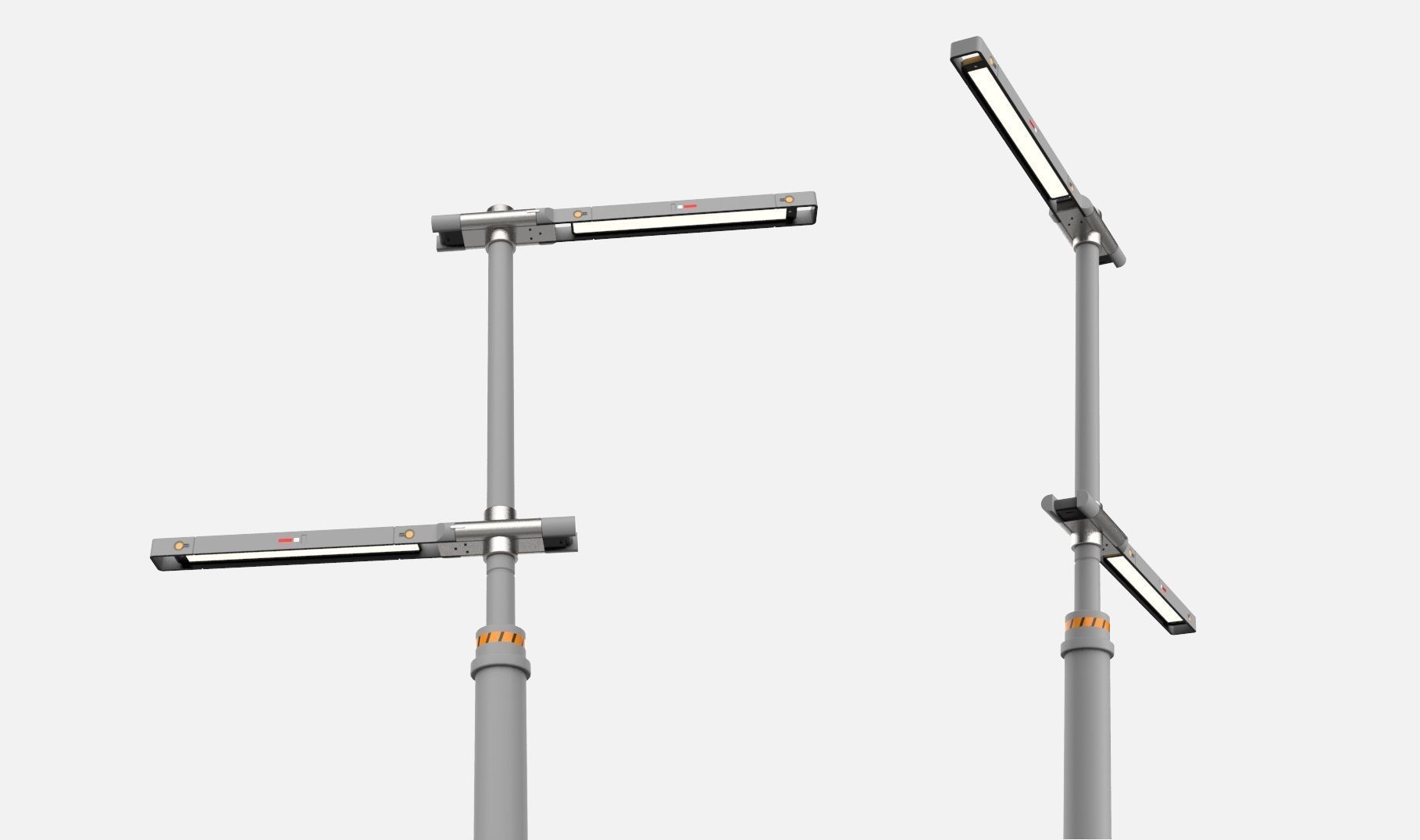 Sci fi street lighting 10 3D model_12