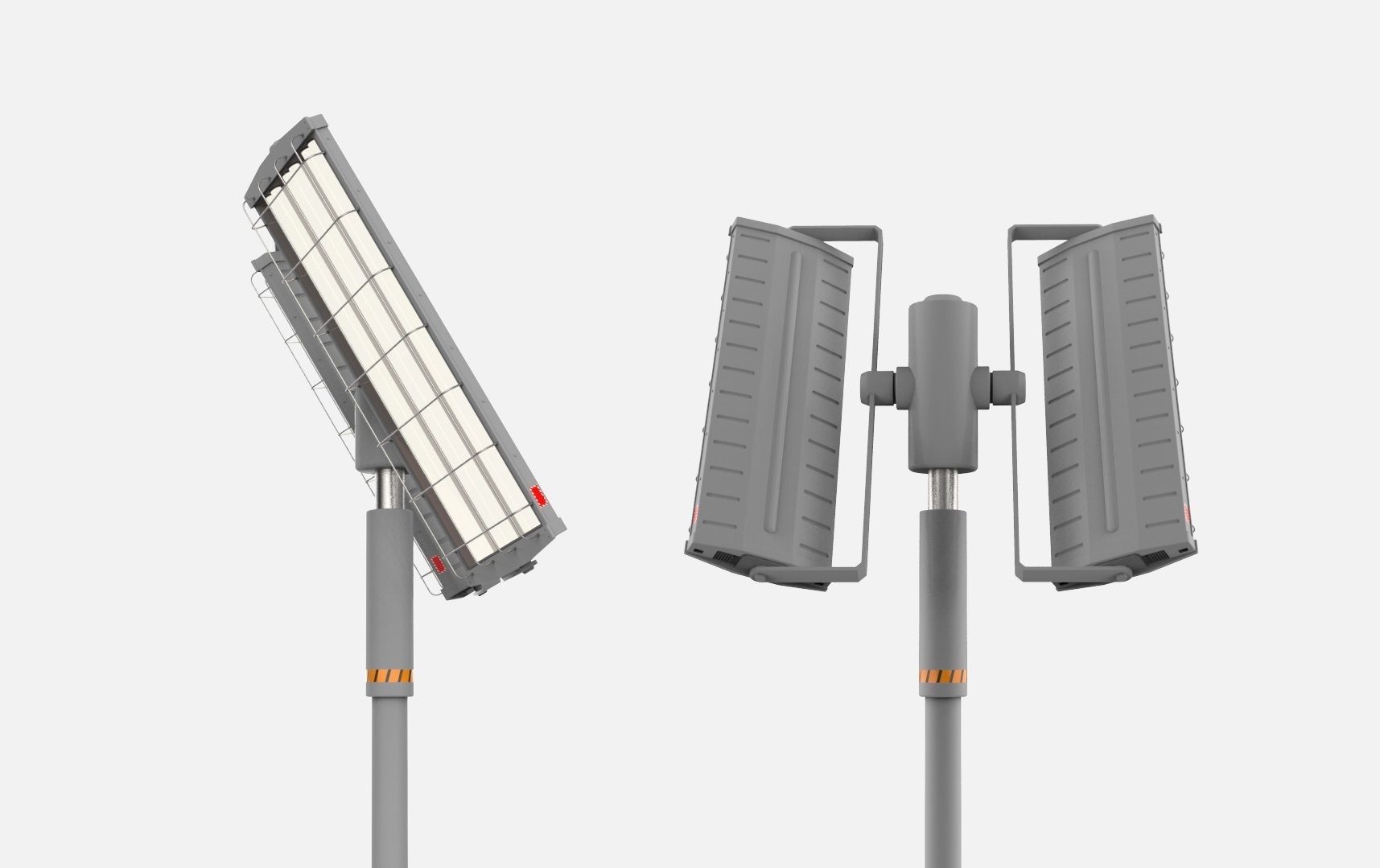 Sci fi street lighting 10 3D model_3