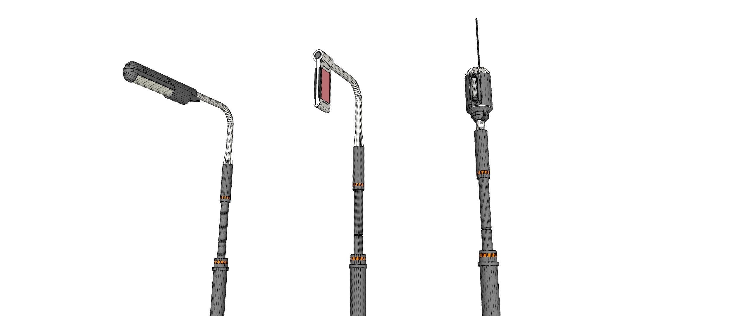 Sci fi street lighting 10 3D model_19