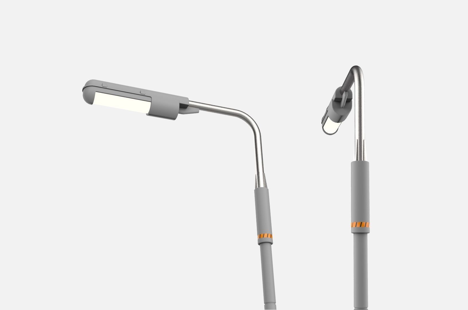 Sci fi street lighting 10 3D model_6