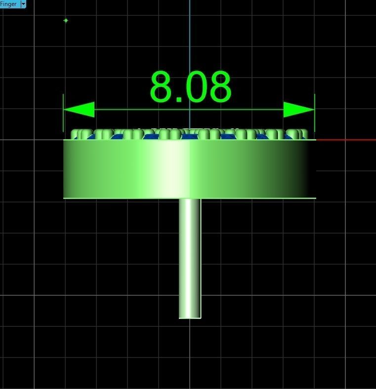 Drop Link necklace  Pendant-pear 2693 3D print model_10