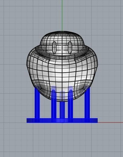 1-UP Mushroom Super Mario Charm for Bracelet  3D print model_3