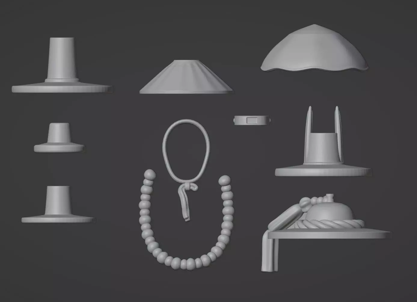 Korean Hat Collection 1 Free 3D print model_0