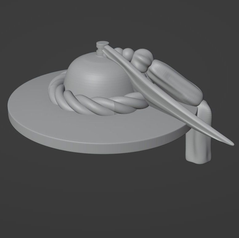 Korean Hat Collection 1 Free 3D print model_6