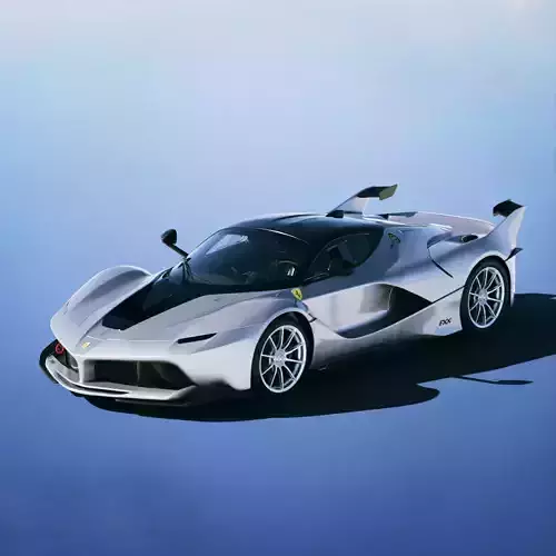 Ferrari FXX K 2015 Low-poly 3D model