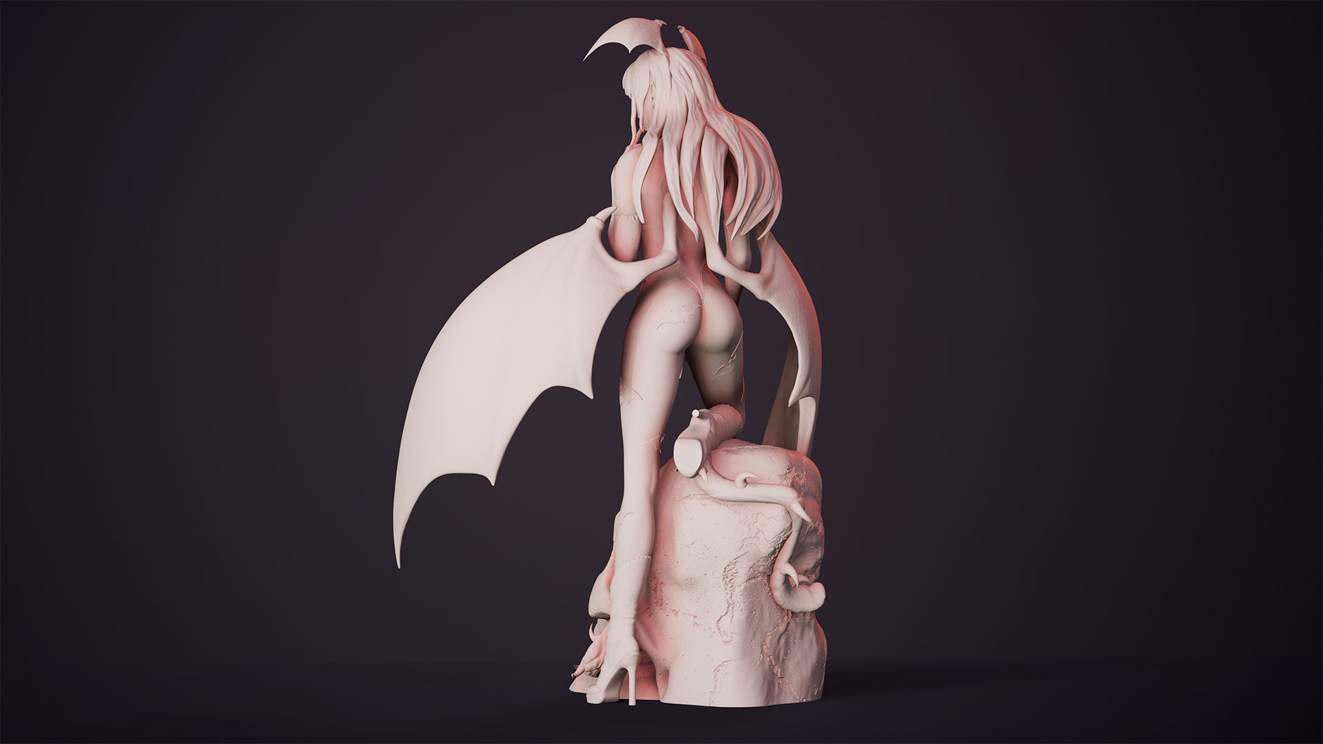 3D Print model - Morrigan Aensland fanart Darkstalkers 3D print model_24