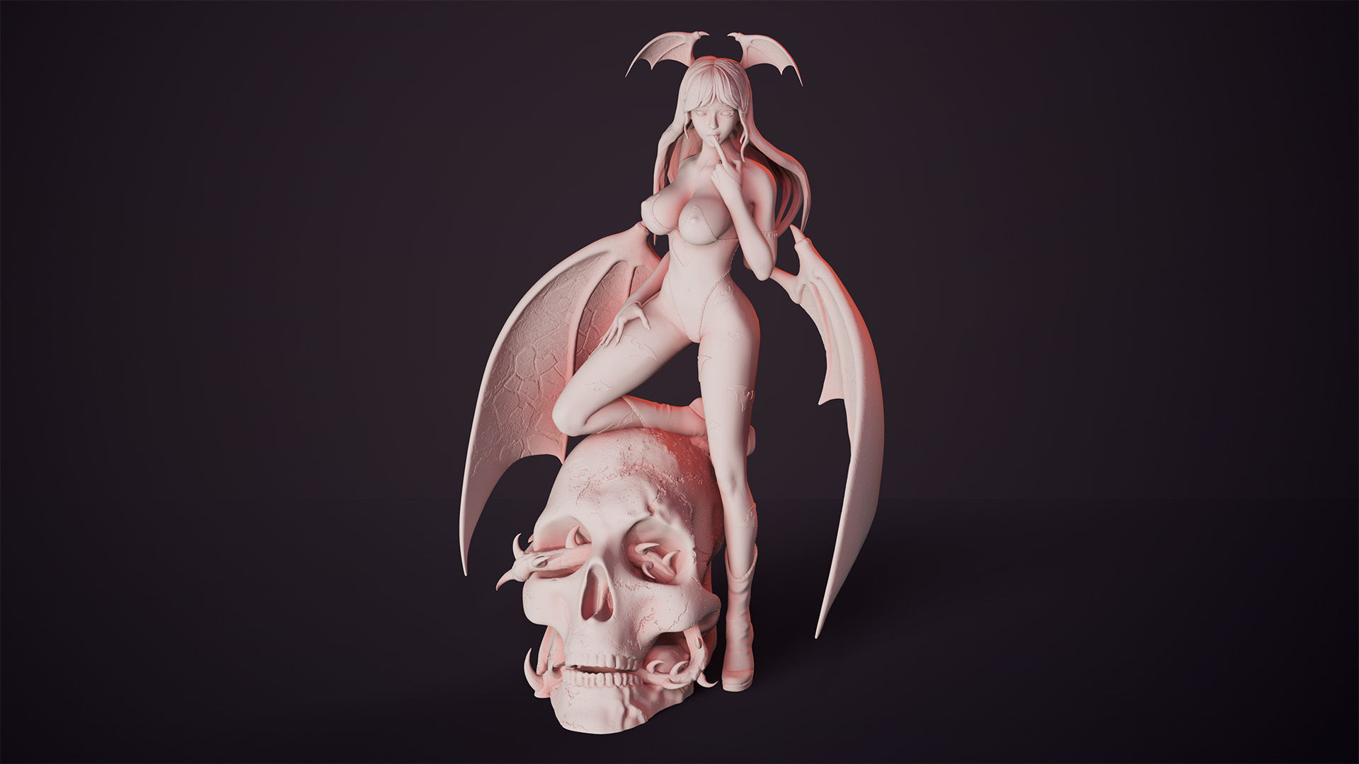 3D Print model - Morrigan Aensland fanart Darkstalkers 3D print model_21