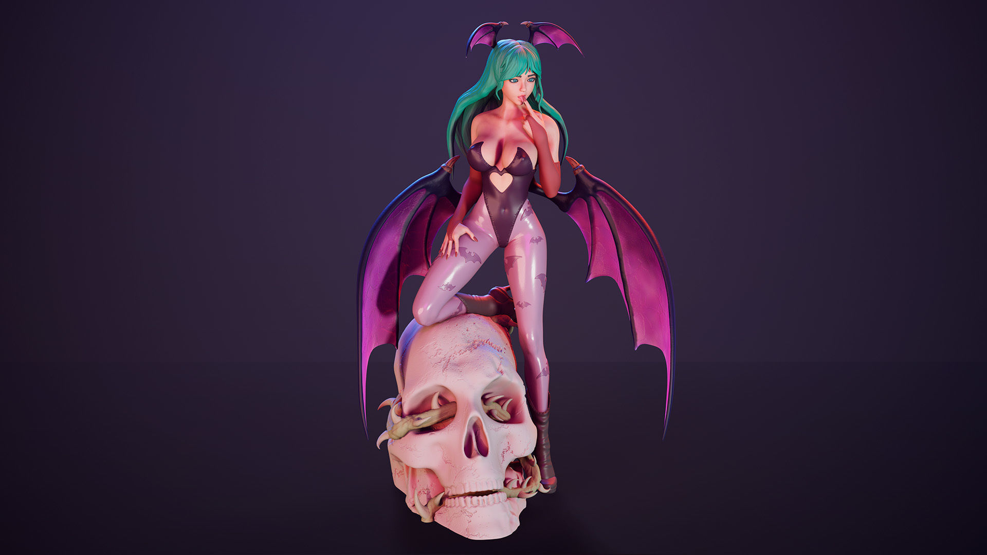 3D Print model - Morrigan Aensland fanart Darkstalkers 3D print model_9