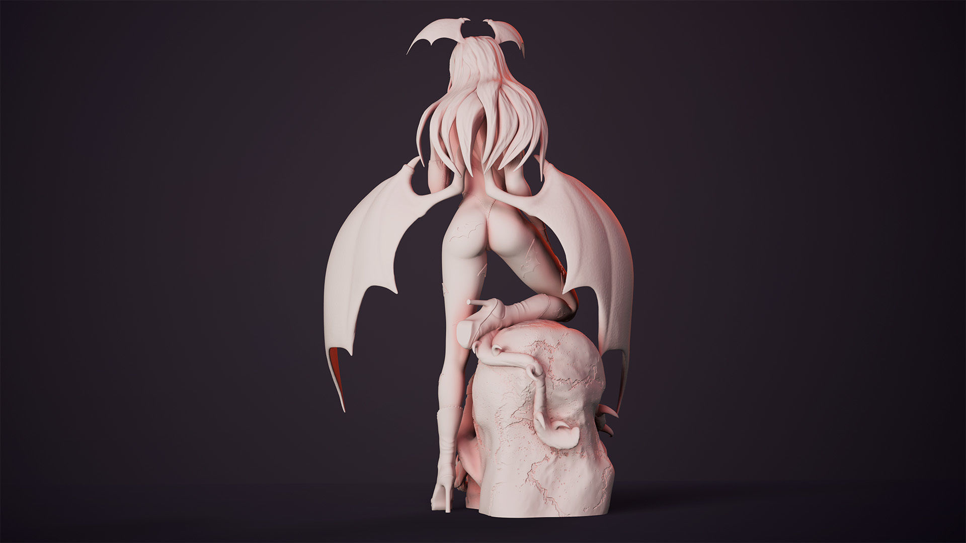 3D Print model - Morrigan Aensland fanart Darkstalkers 3D print model_23