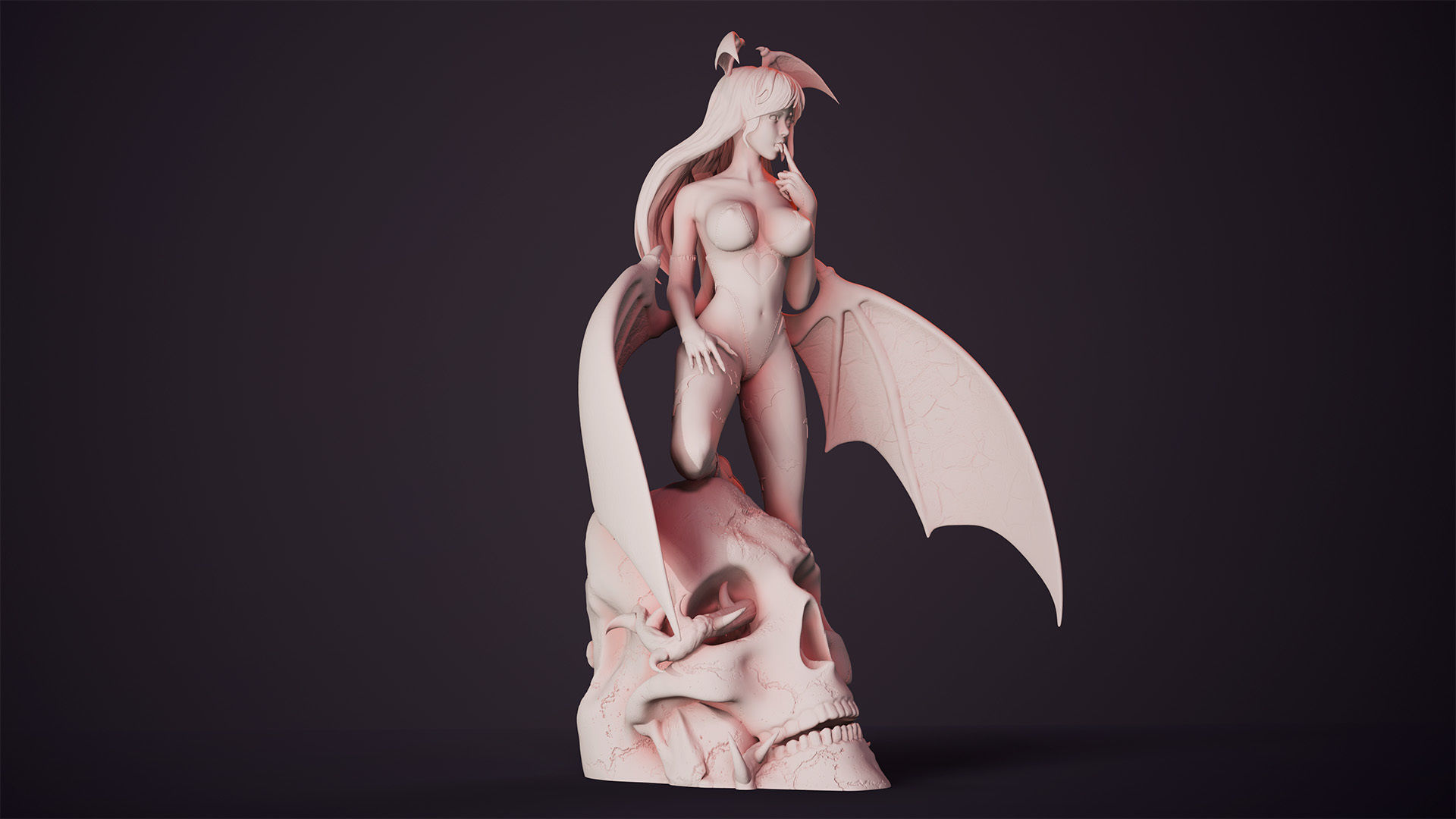 3D Print model - Morrigan Aensland fanart Darkstalkers 3D print model_22