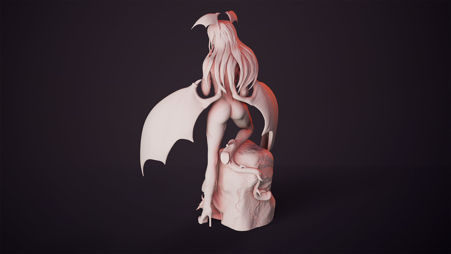 3D Print model - Morrigan Aensland fanart Darkstalkers 3D print model_28