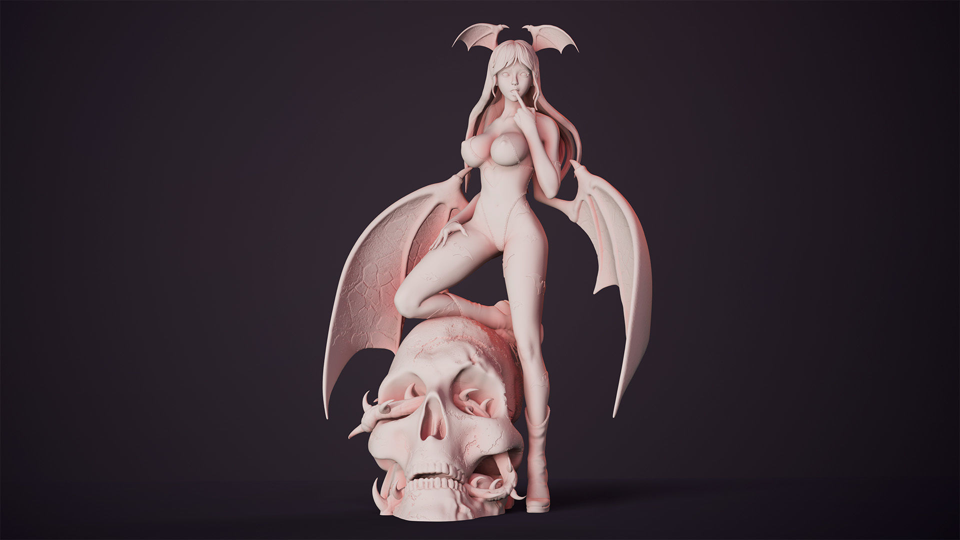 3D Print model - Morrigan Aensland fanart Darkstalkers 3D print model_27