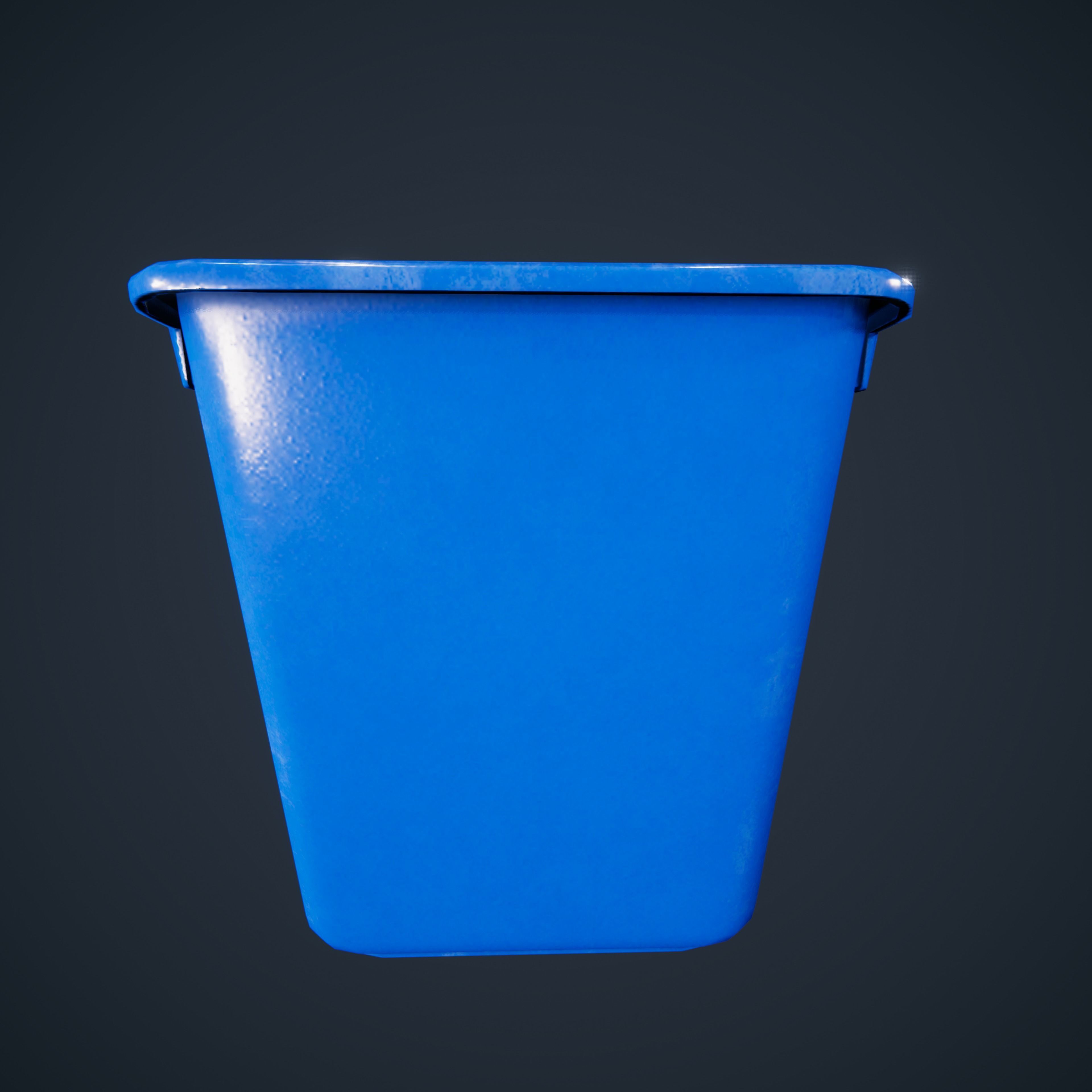 Trashcan Office ClassRoom HDRP Low-poly 3D model_12