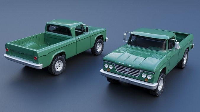 Dodge Power Wagon  W100 1962 3D print model 3