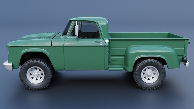 Dodge Power Wagon  W100 1962 3D print model 5