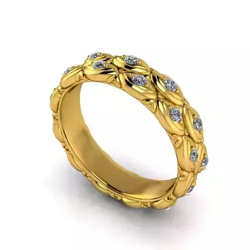 Vintage Classic Art Deco Bridal Wedding Band USA Sz 7 8 9