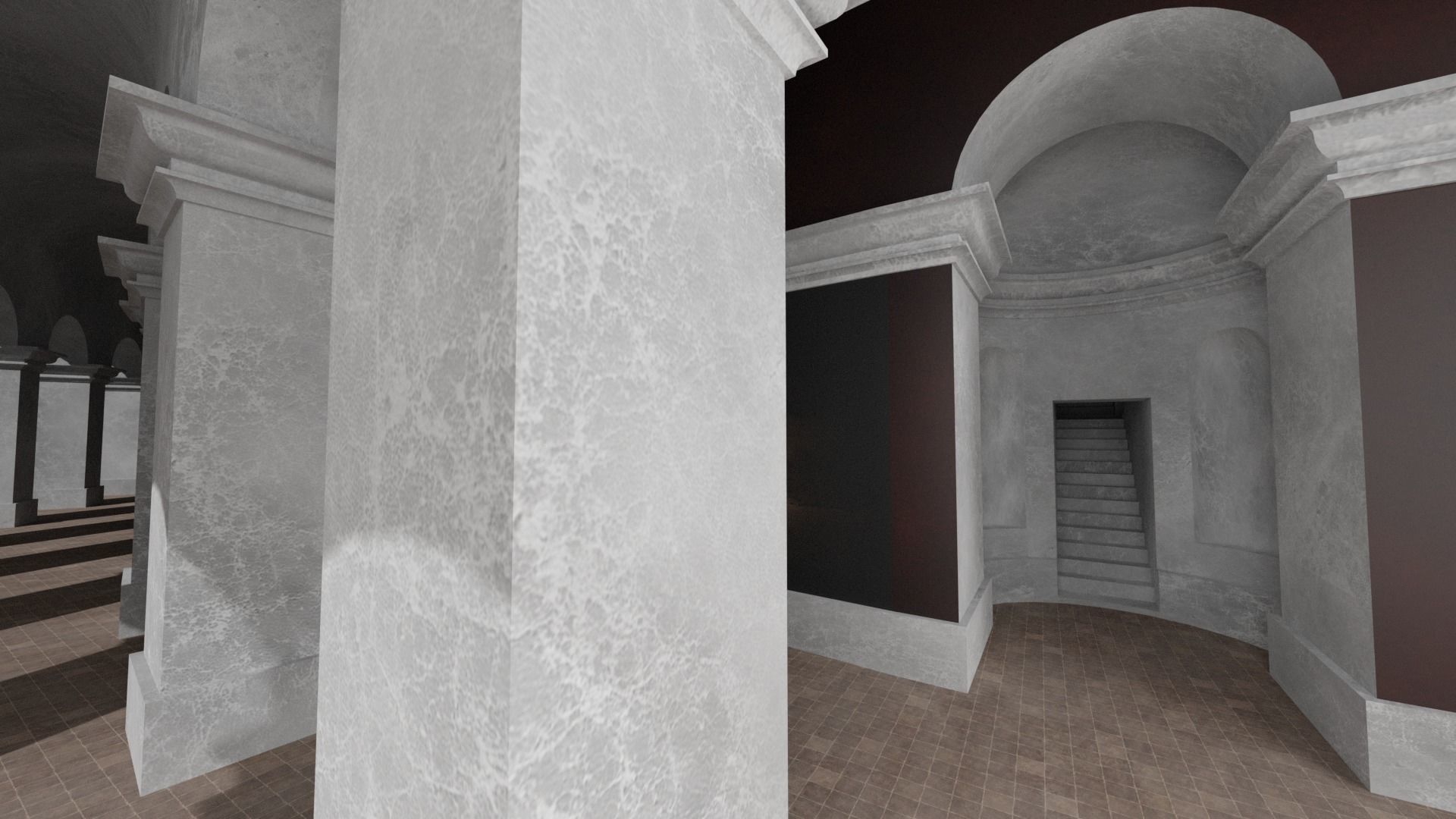 Gladiatorial Stadium 3D model_7