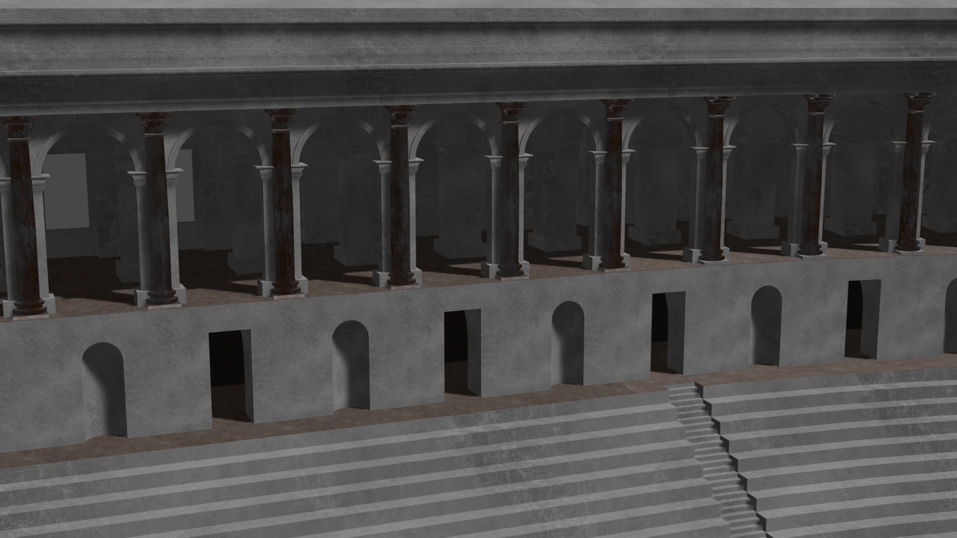 Gladiatorial Stadium 3D model_15