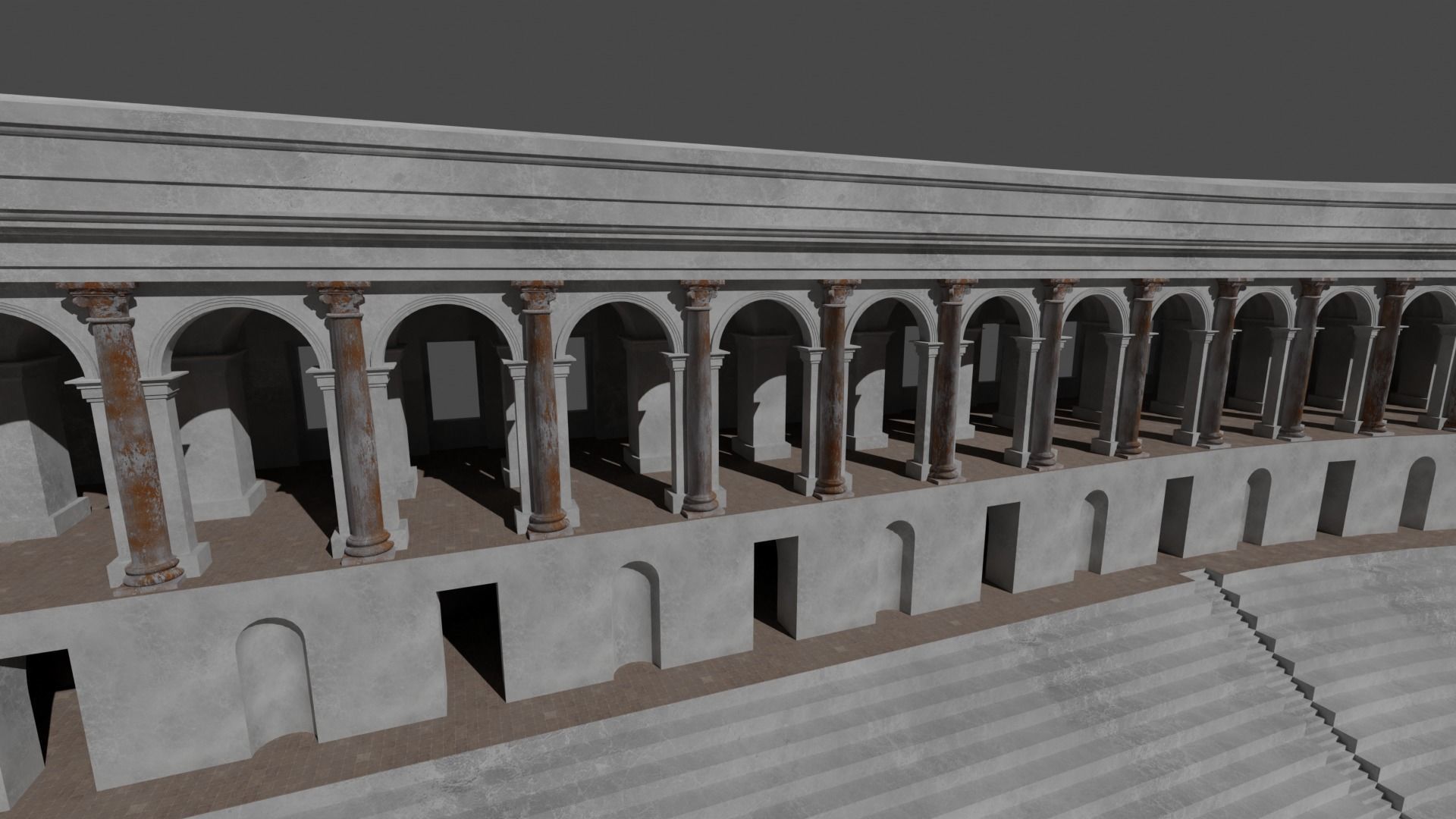 Gladiatorial Stadium 3D model_16