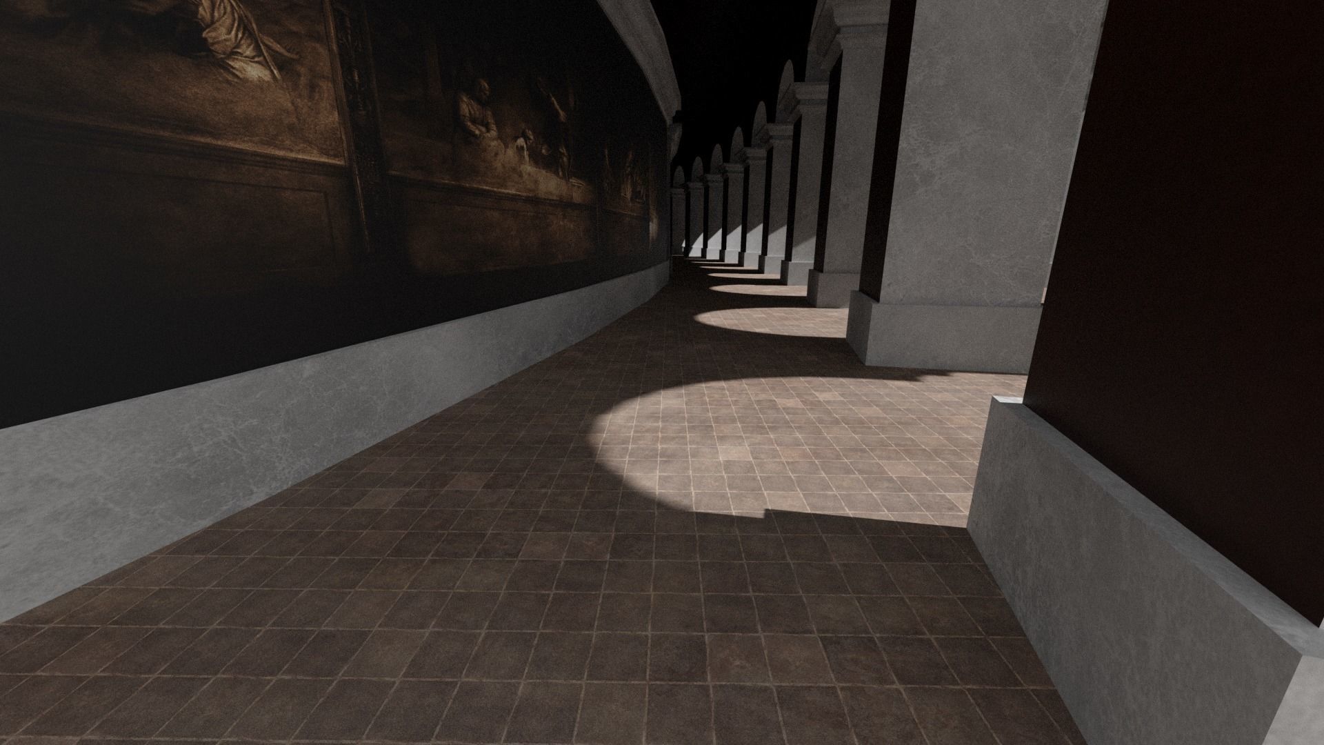 Gladiatorial Stadium 3D model_5