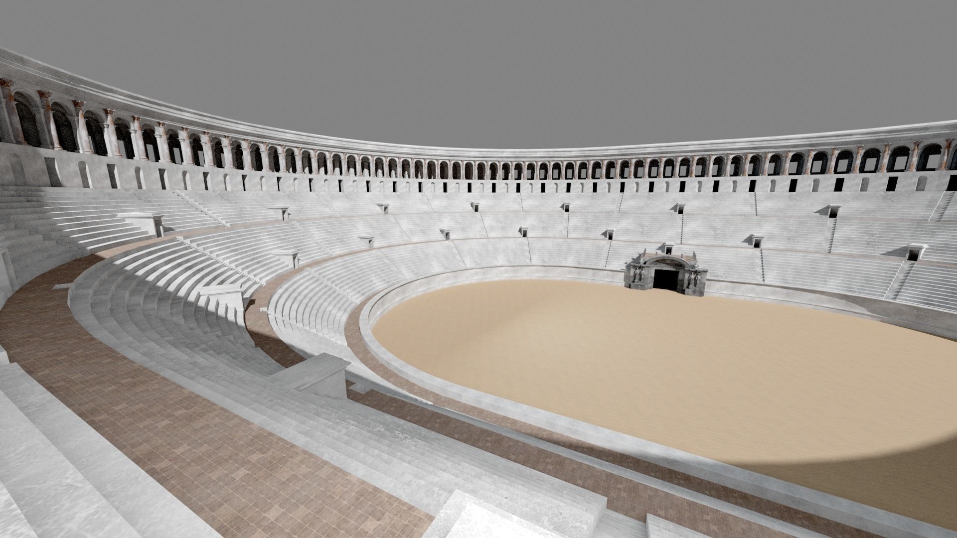 Gladiatorial Stadium 3D model_9