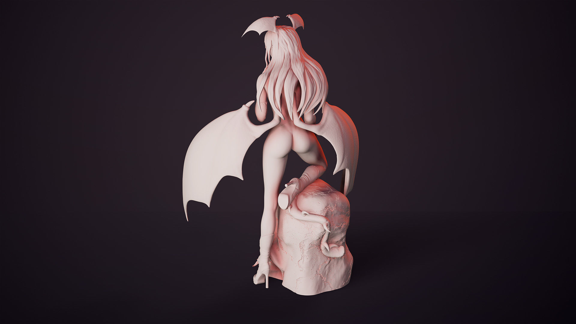 3D Print model - Morrigan Aensland fanart Darkstalkers v1 3D print model_15