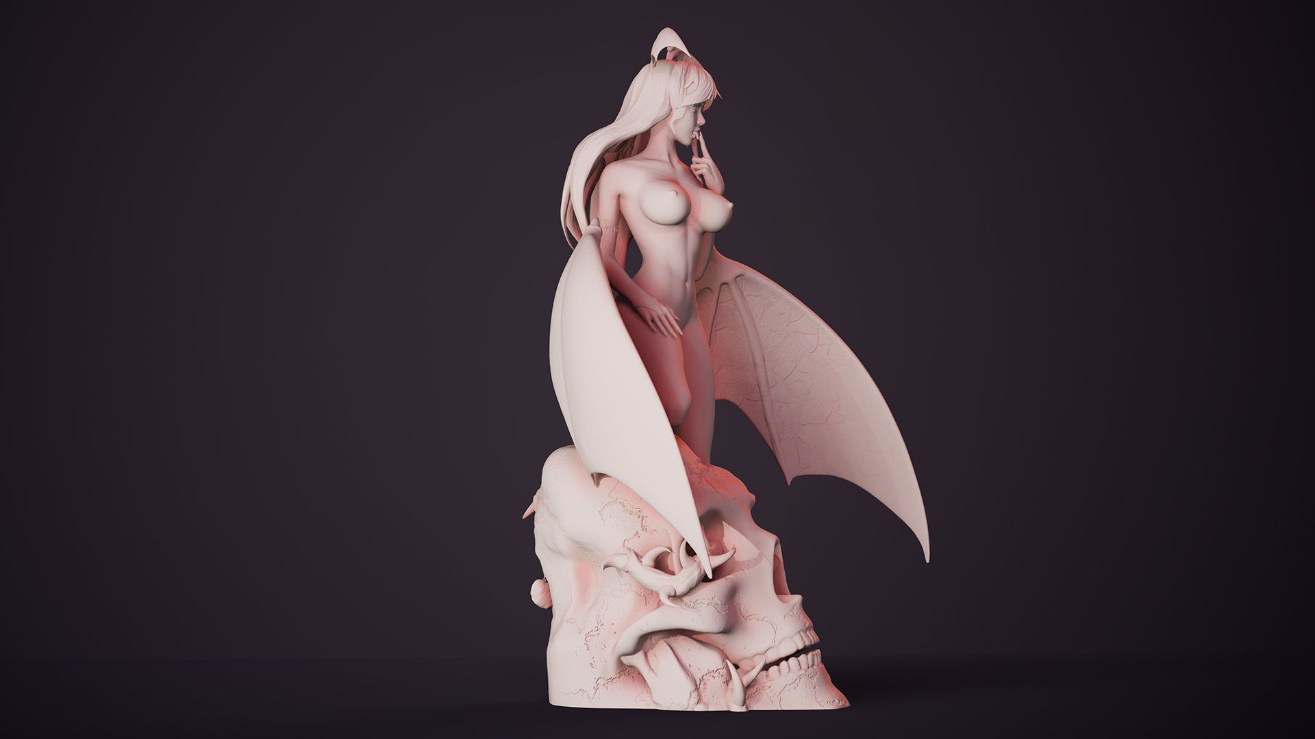 3D Print model - Morrigan Aensland fanart Darkstalkers v1 3D print model_12