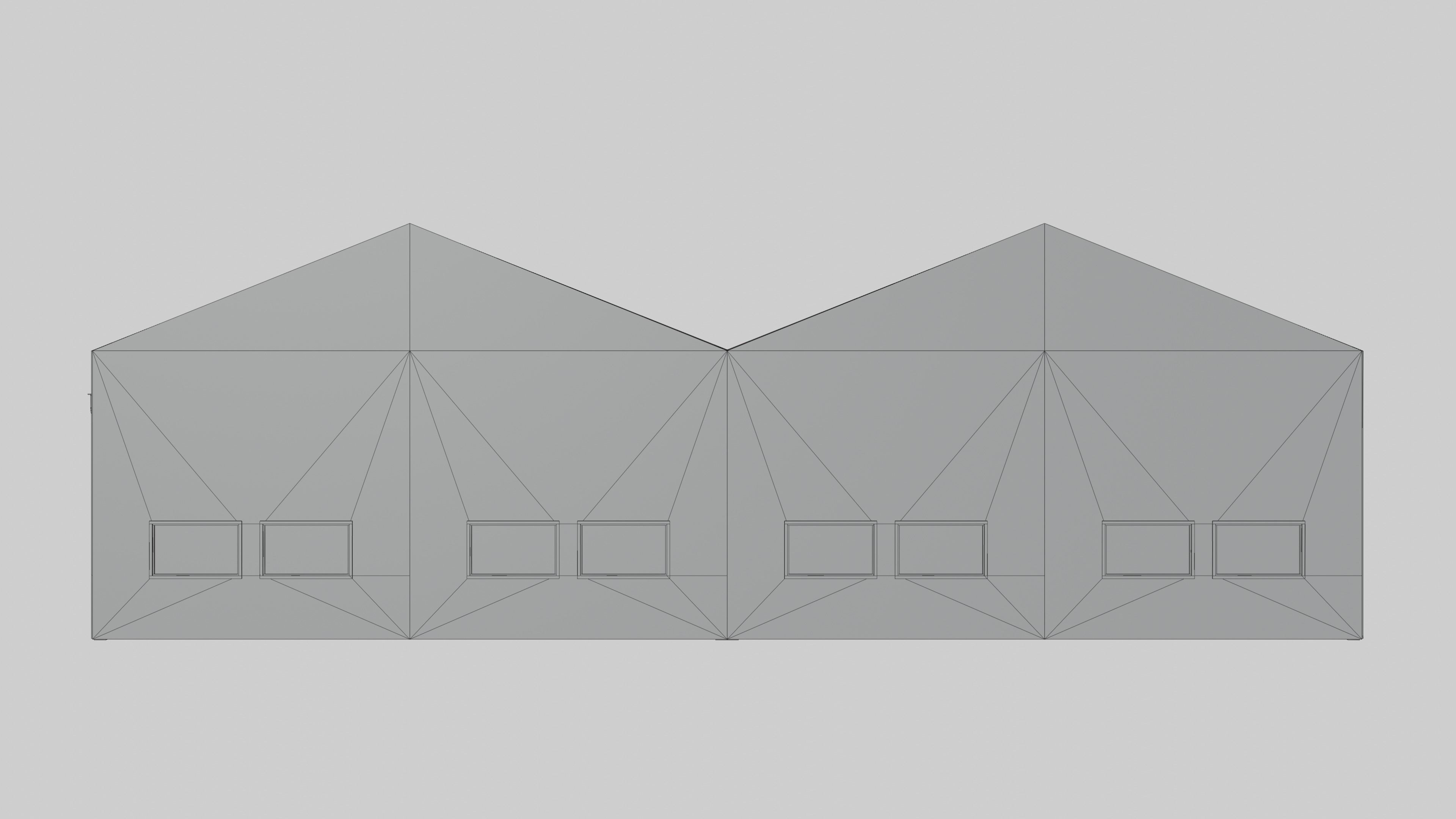 Warehouse Interior - Exterior  Low-poly  3D model_15