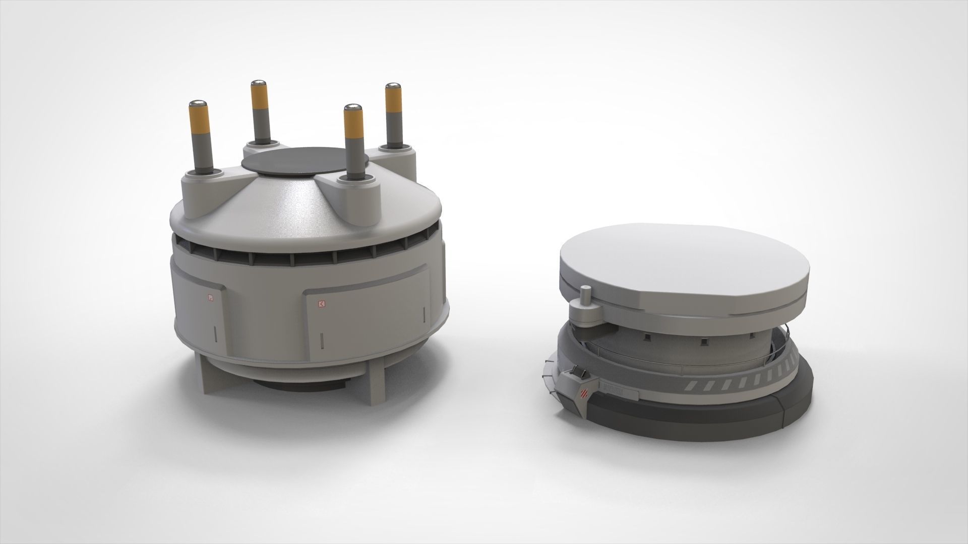 sci-fi Architecture kitbash 41 3D model_25