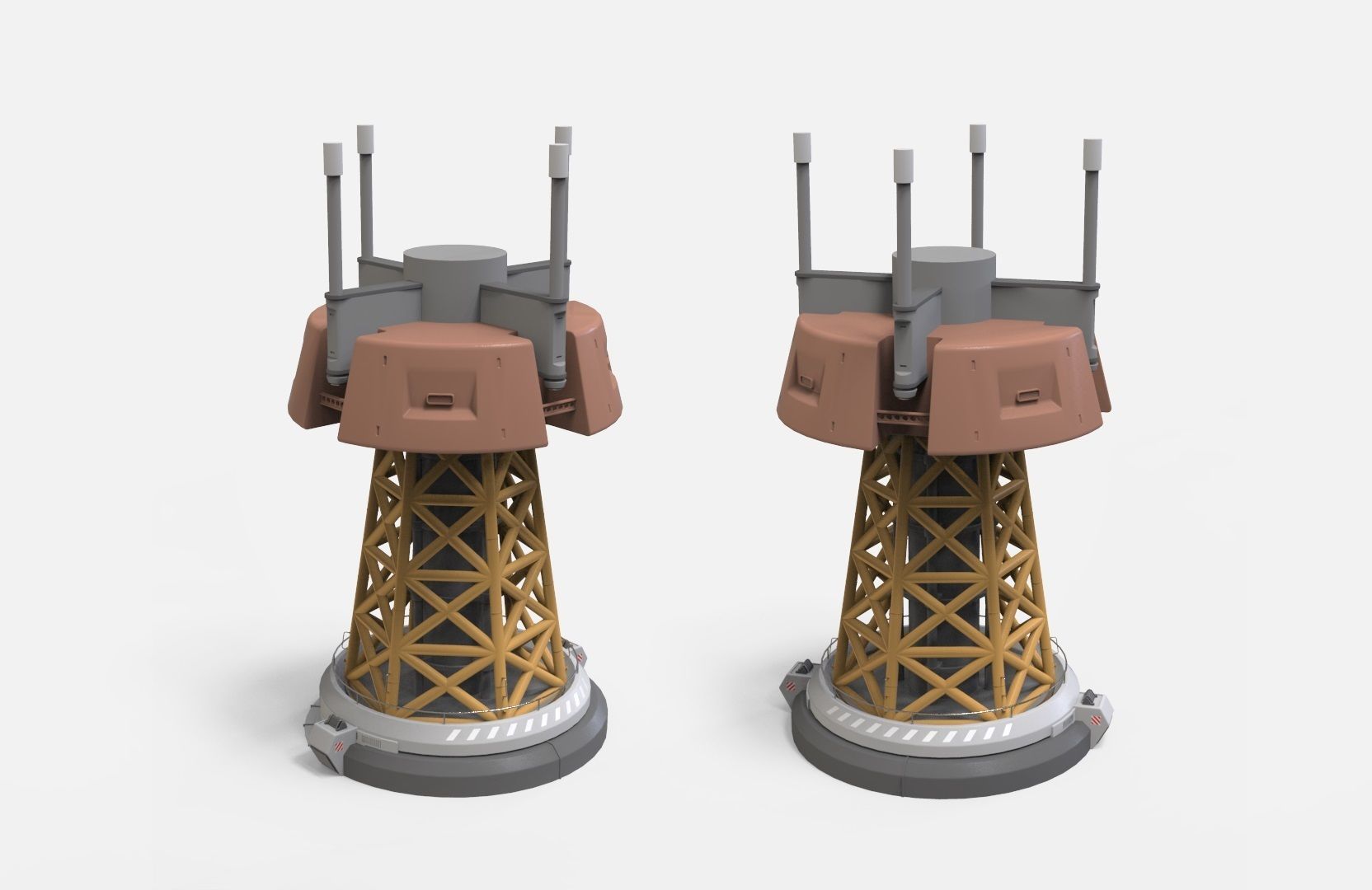 sci-fi Architecture kitbash 41 3D model_21