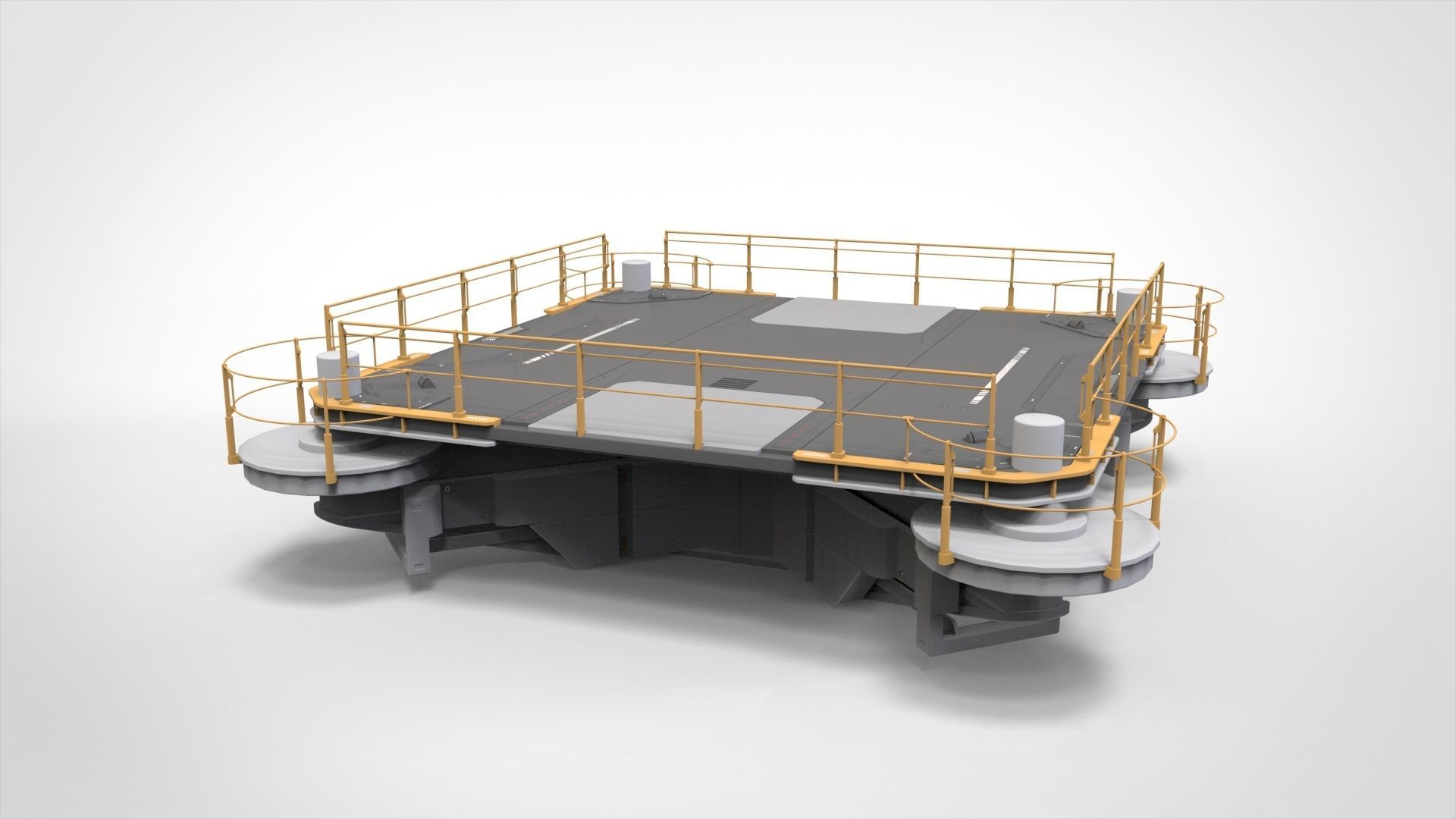 sci-fi Architecture kitbash 41 3D model_14