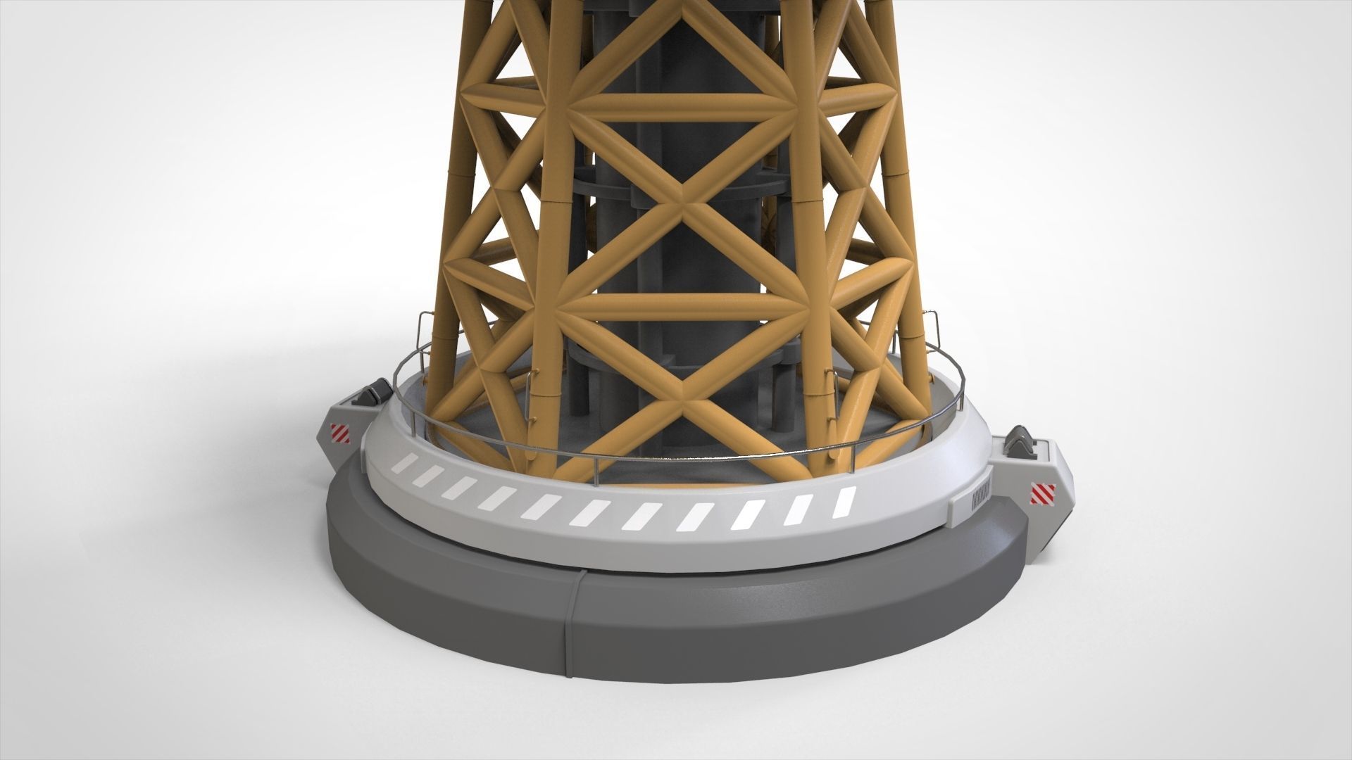 sci-fi Architecture kitbash 41 3D model_22