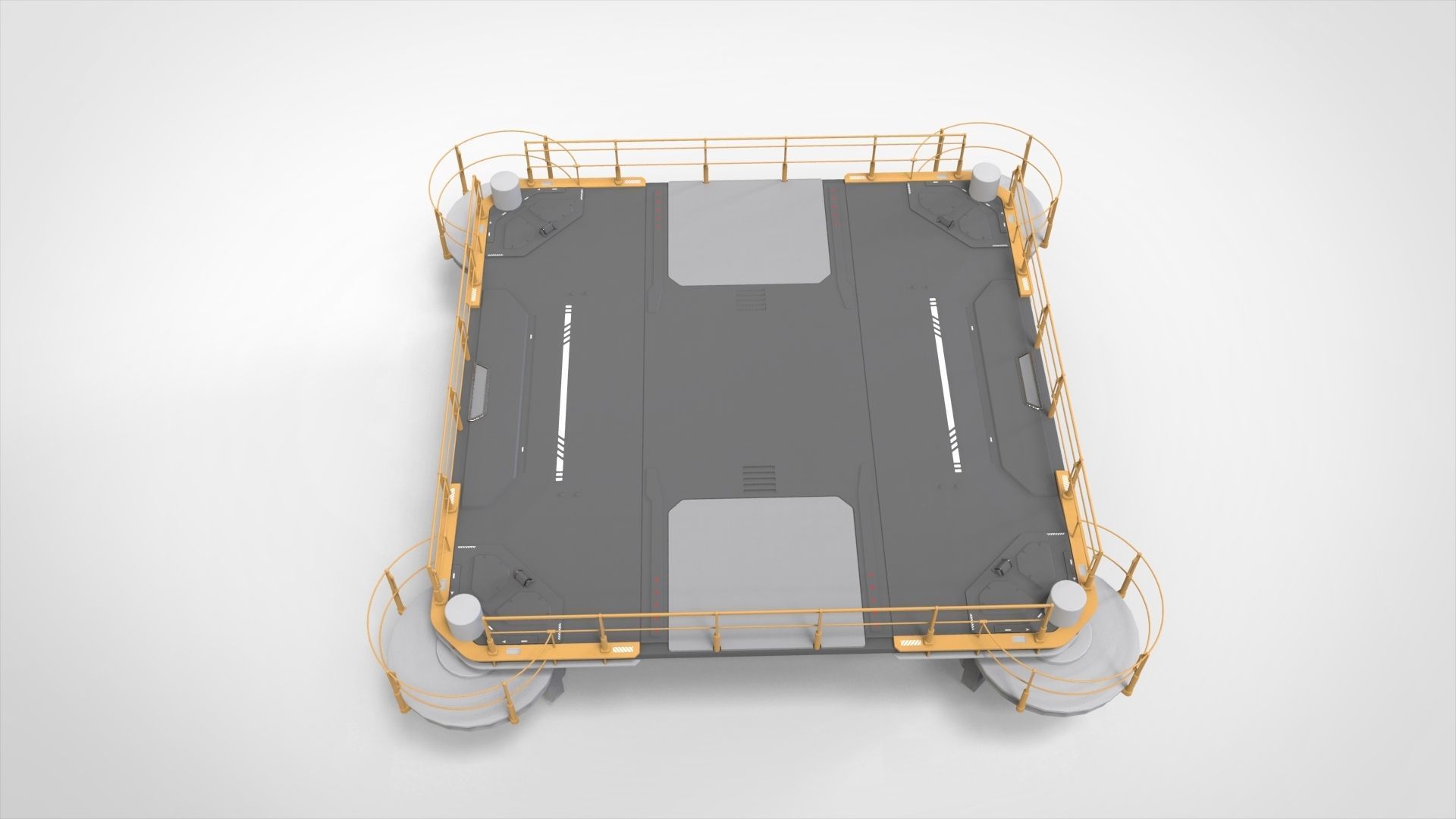 sci-fi Architecture kitbash 41 3D model_15