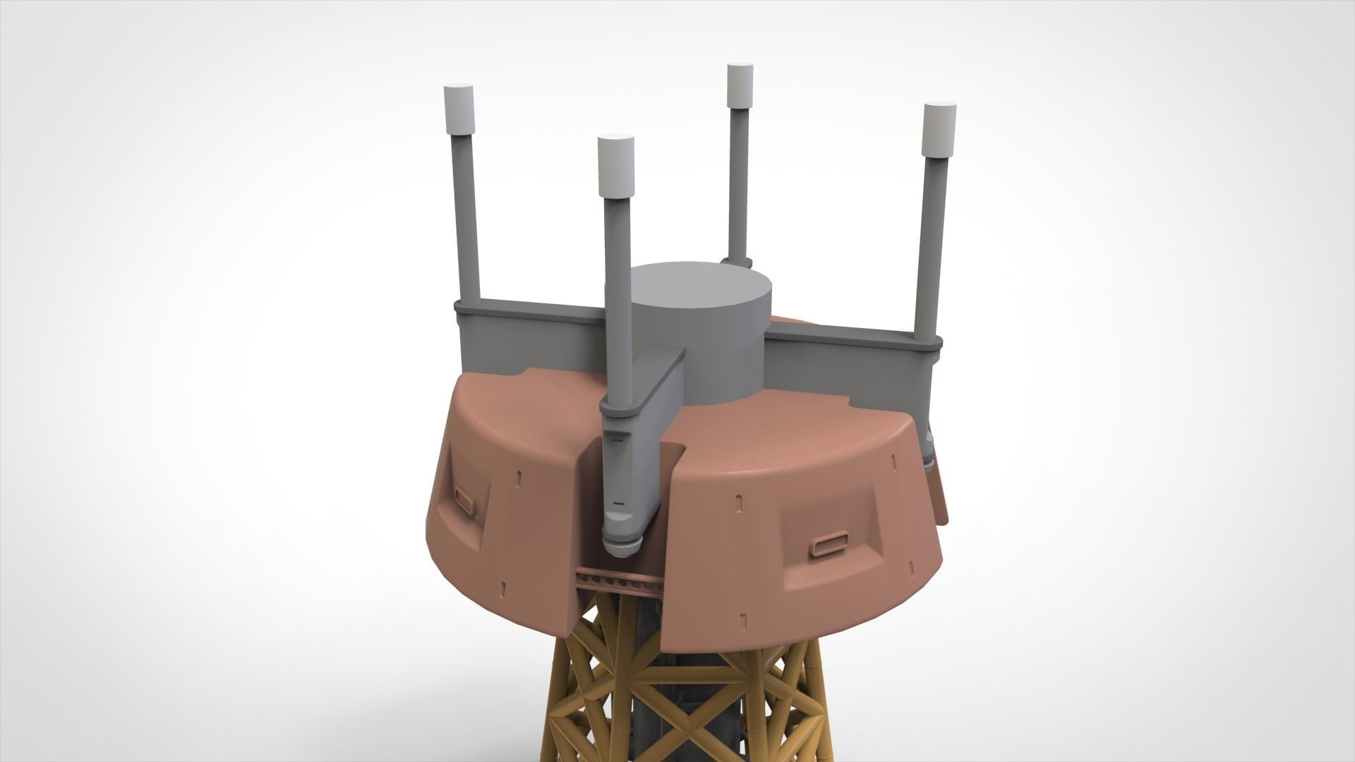 sci-fi Architecture kitbash 41 3D model_23