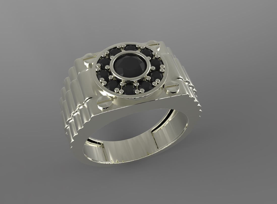 Men s  Ring 3D print model_2
