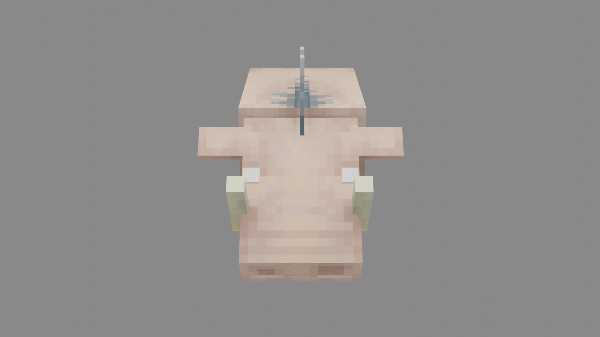 Minecraft Hoglin Low-poly 3D model_23