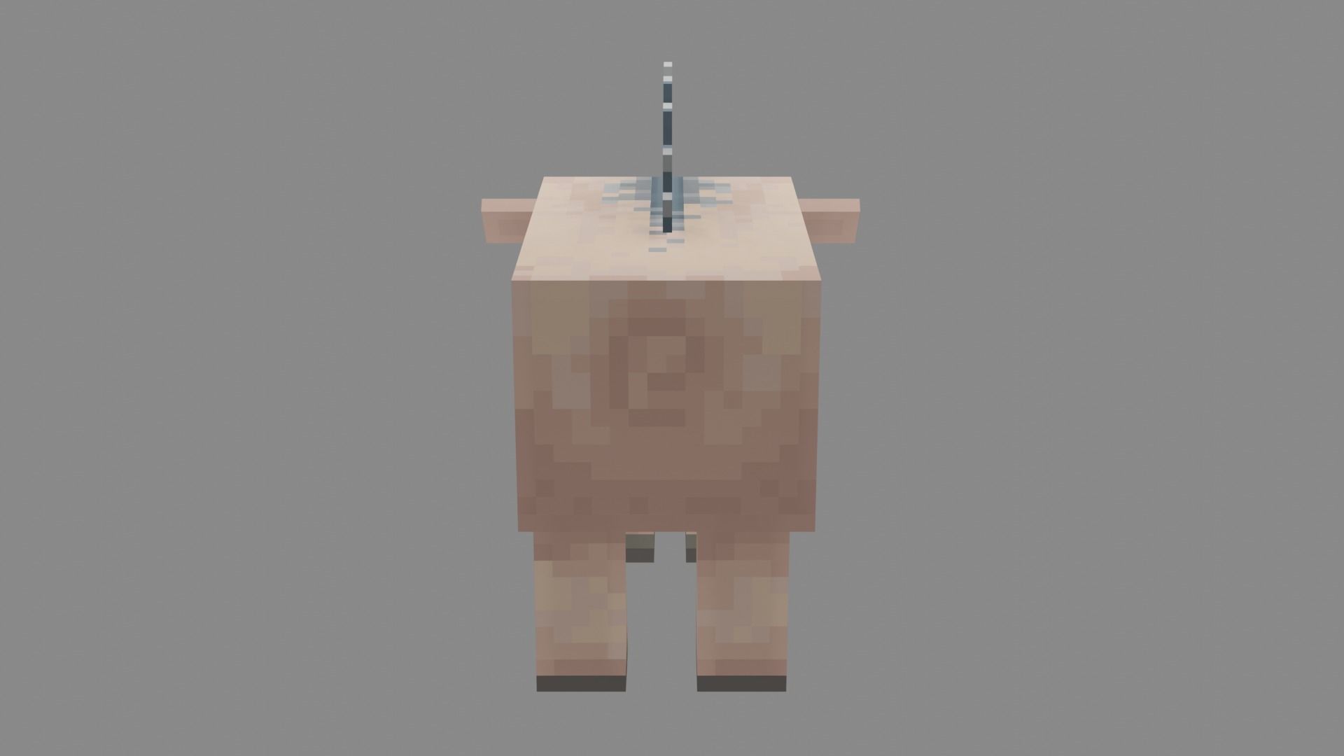 Minecraft Hoglin Low-poly 3D model_38