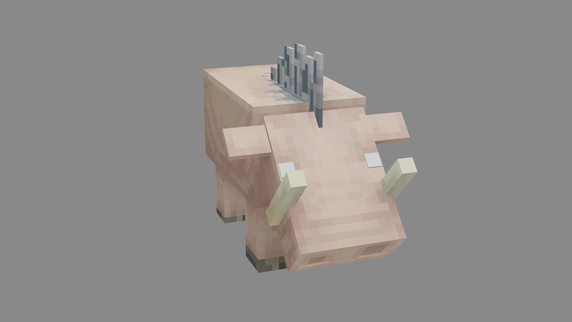 Minecraft Hoglin Low-poly 3D model_21