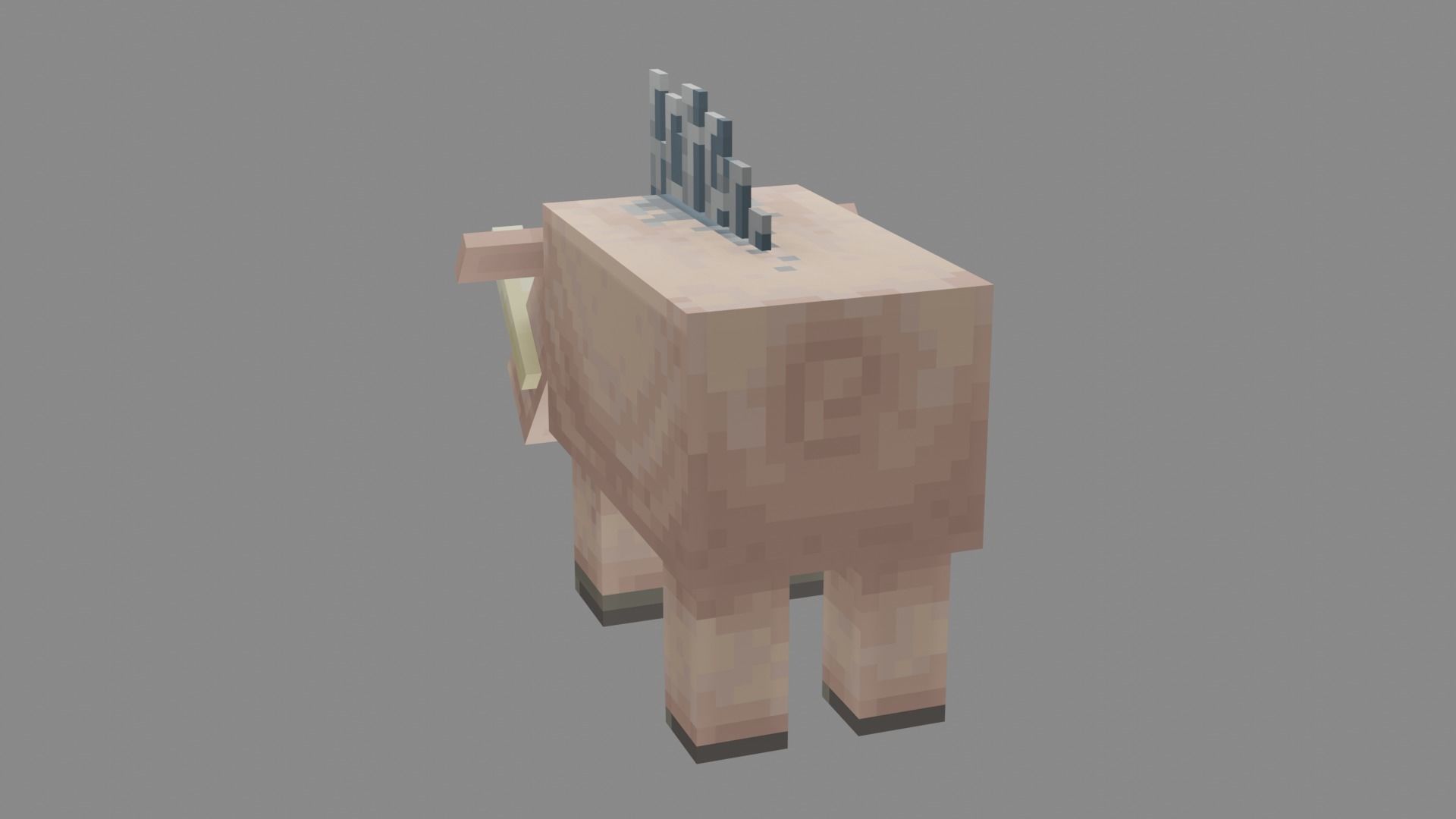 Minecraft Hoglin Low-poly 3D model_40