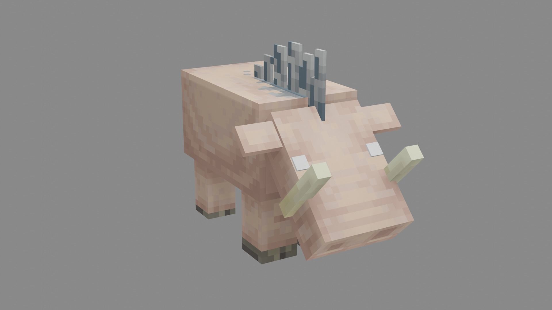 Minecraft Hoglin Low-poly 3D model_24