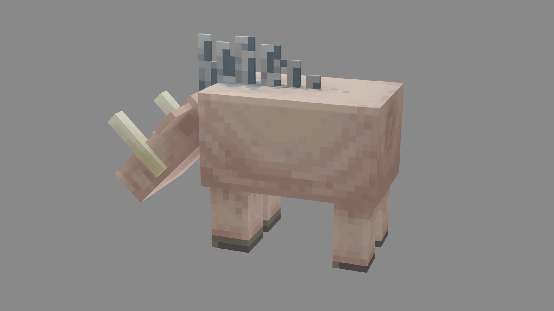 Minecraft Hoglin Low-poly 3D model_32