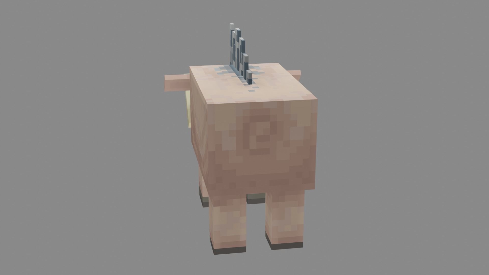 Minecraft Hoglin Low-poly 3D model_39