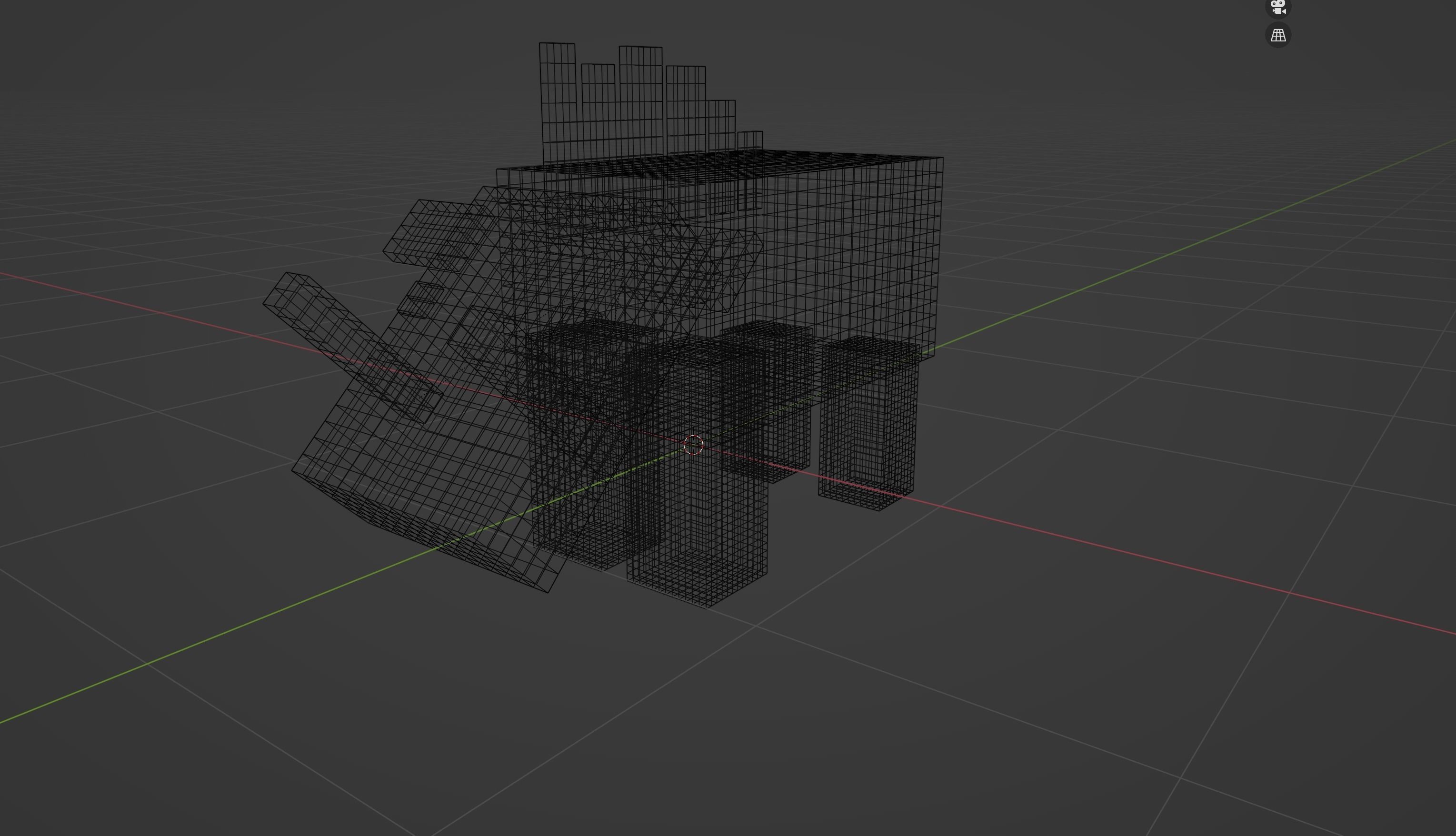 Minecraft Hoglin Low-poly 3D model_11