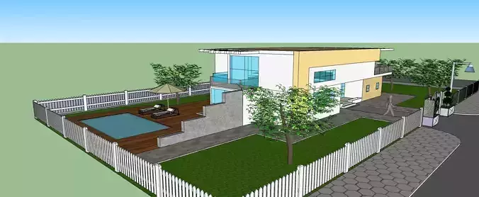 3D House project 3D model