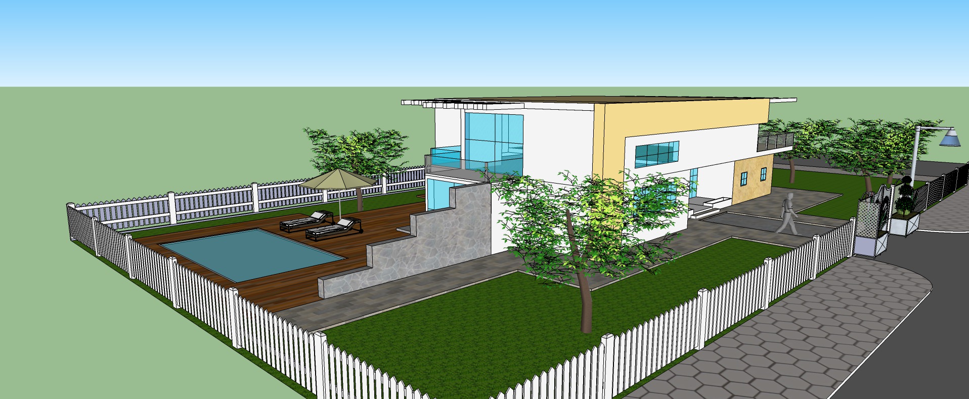 3D House project 3D Model .skp  CGTrader.com