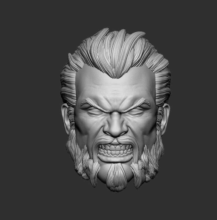 General Zod - Headsculpt for Action Figures 3D print model_1