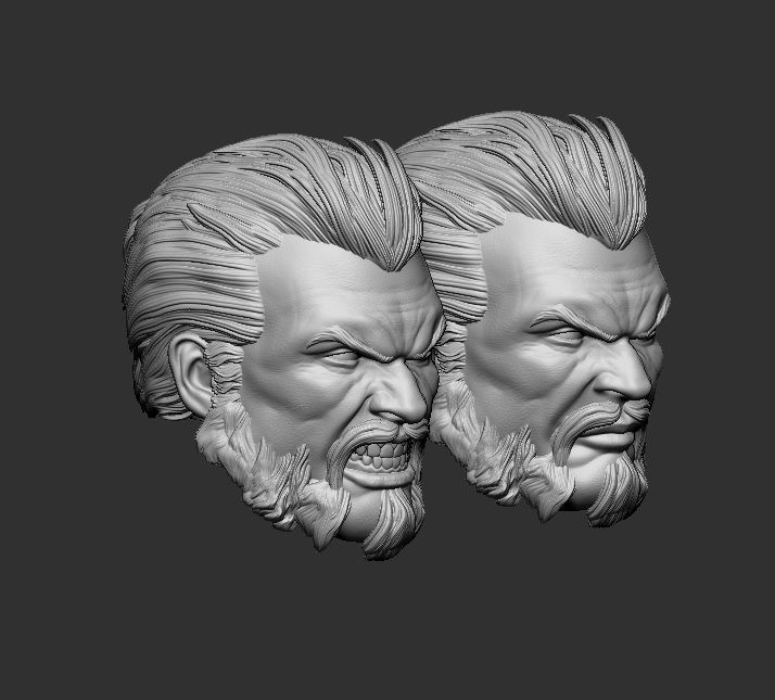 General Zod - Headsculpt for Action Figures 3D print model_3