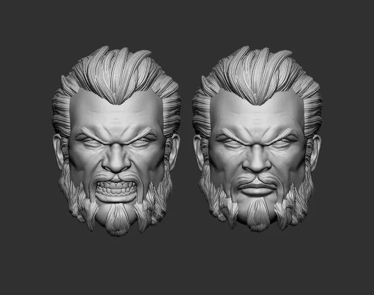 General Zod - Headsculpt for Action Figures 3D print model_0