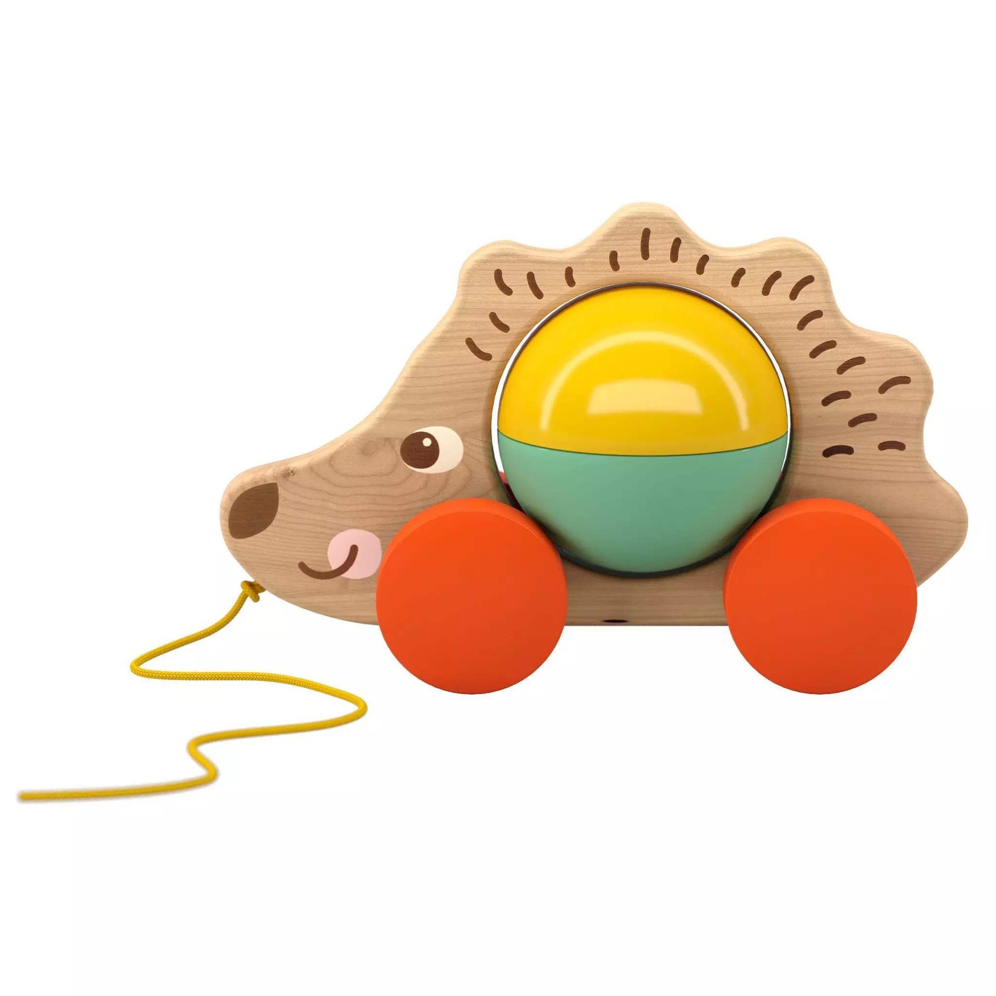 Toy pull IKEA UPPSTA Hedgehog  3D model_0